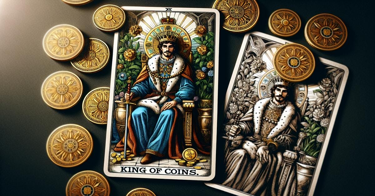 krol monet karta tarota. postawowe najwazniejsze i kluczowe informacje