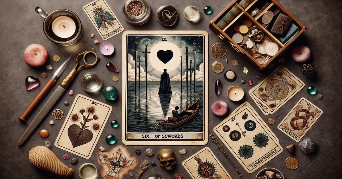 szostka mieczy karta tarota. postawowe najwazniejsze i kluczowe informacje