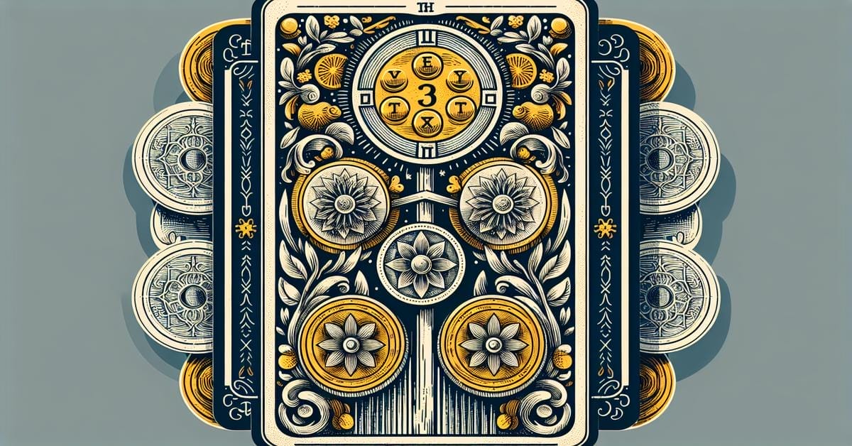 trojka monet karta tarota. postawowe najwazniejsze i kluczowe informacje